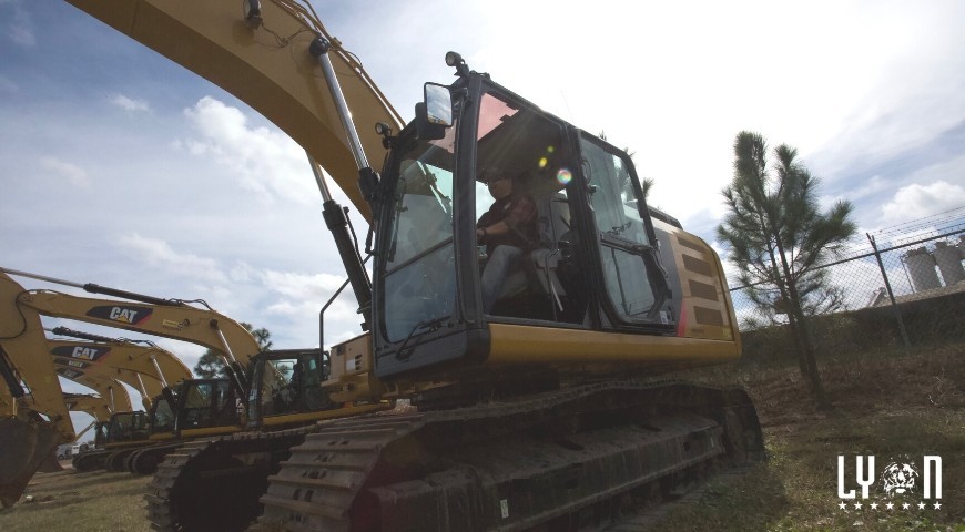 Operating heavy equipment