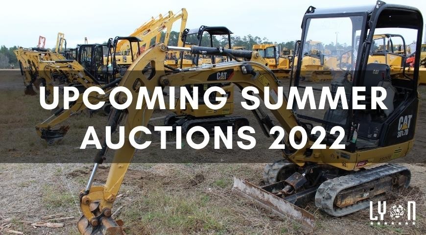 Upcoming Summer Auctions 2022